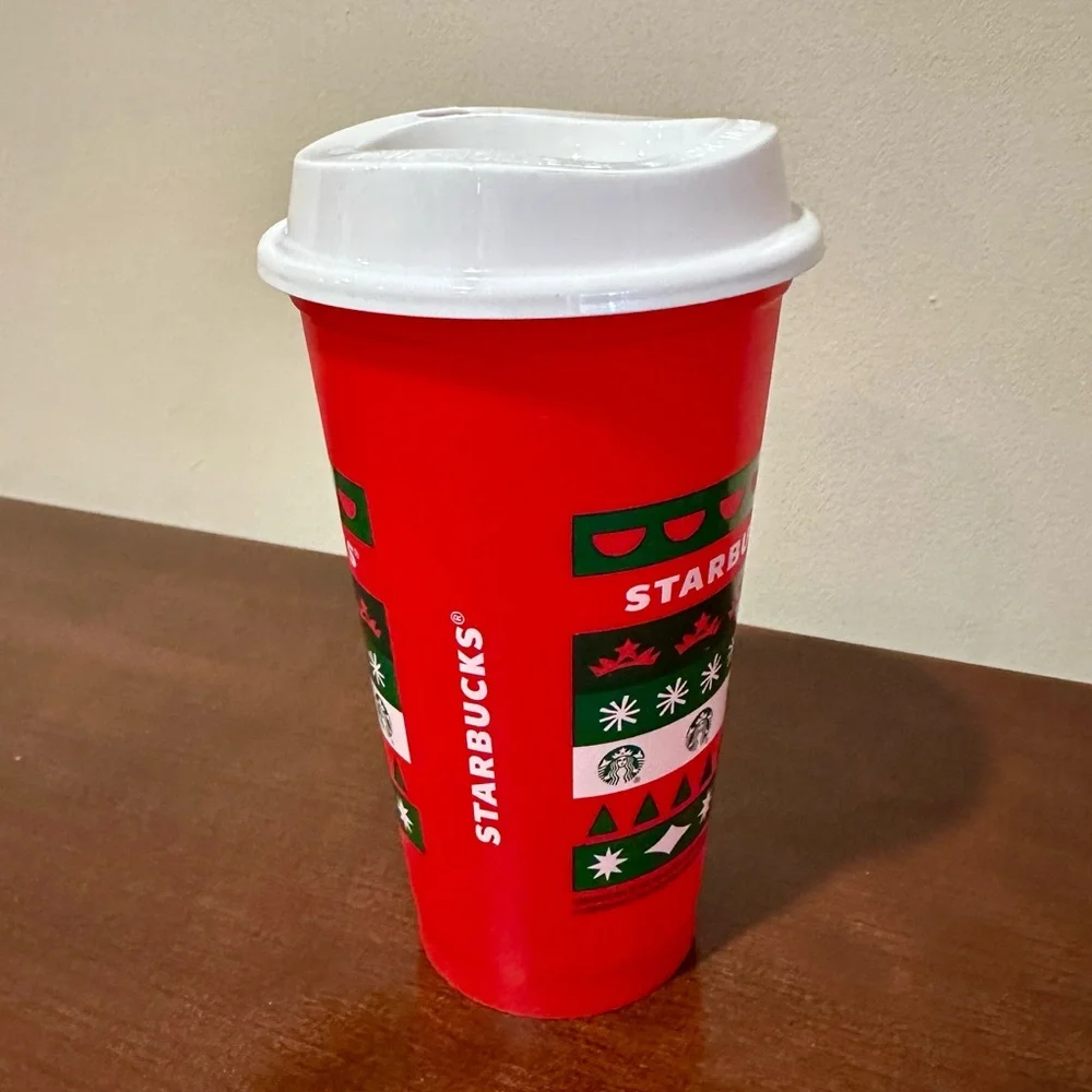 STARBUCKS HOLIDAY 2020 REUSABLE PLASTIC CUP